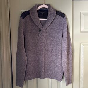 Banana Republic Gray Turtleneck Sweater - 100% wool